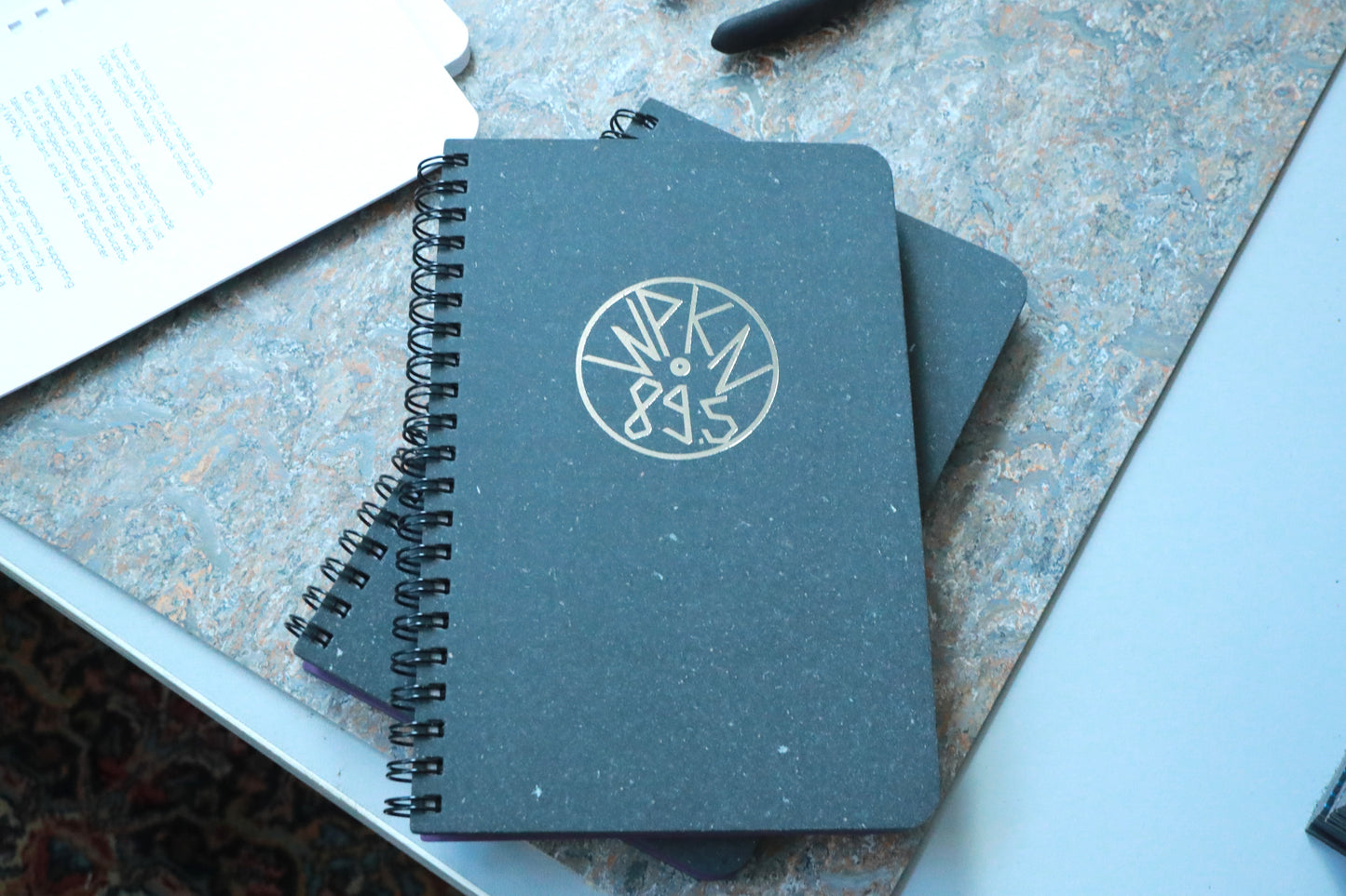 WPKN x Karl Heine 7.25 x 4.75 notebook, made of 100% recycled material. Limited Edition of 100.