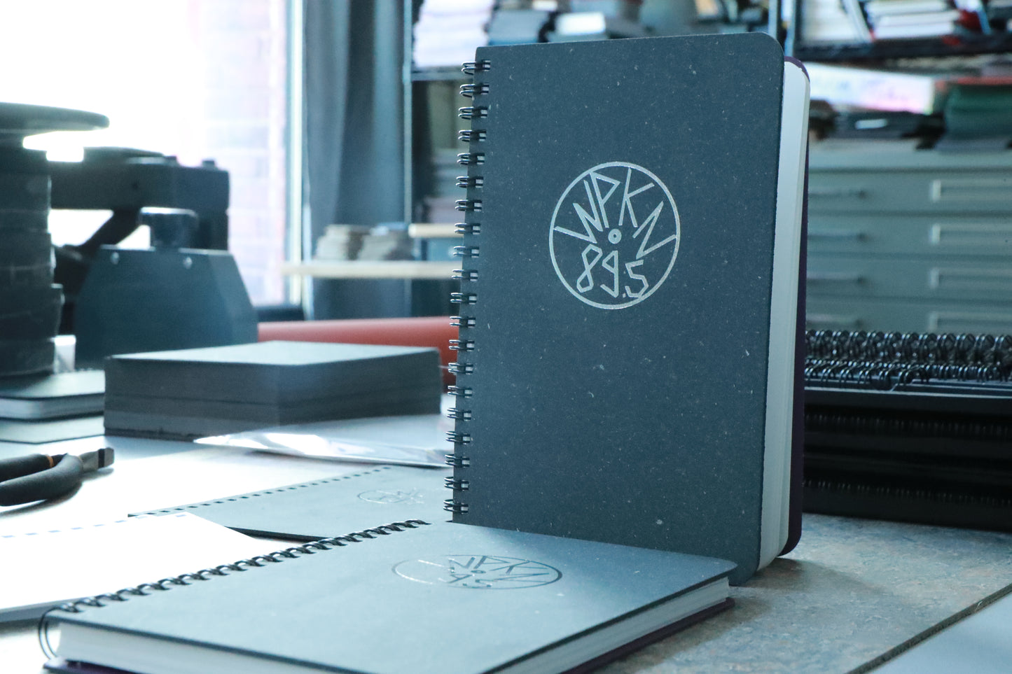 WPKN x Karl Heine 7.25 x 4.75 notebook, made of 100% recycled material. Limited Edition of 100.