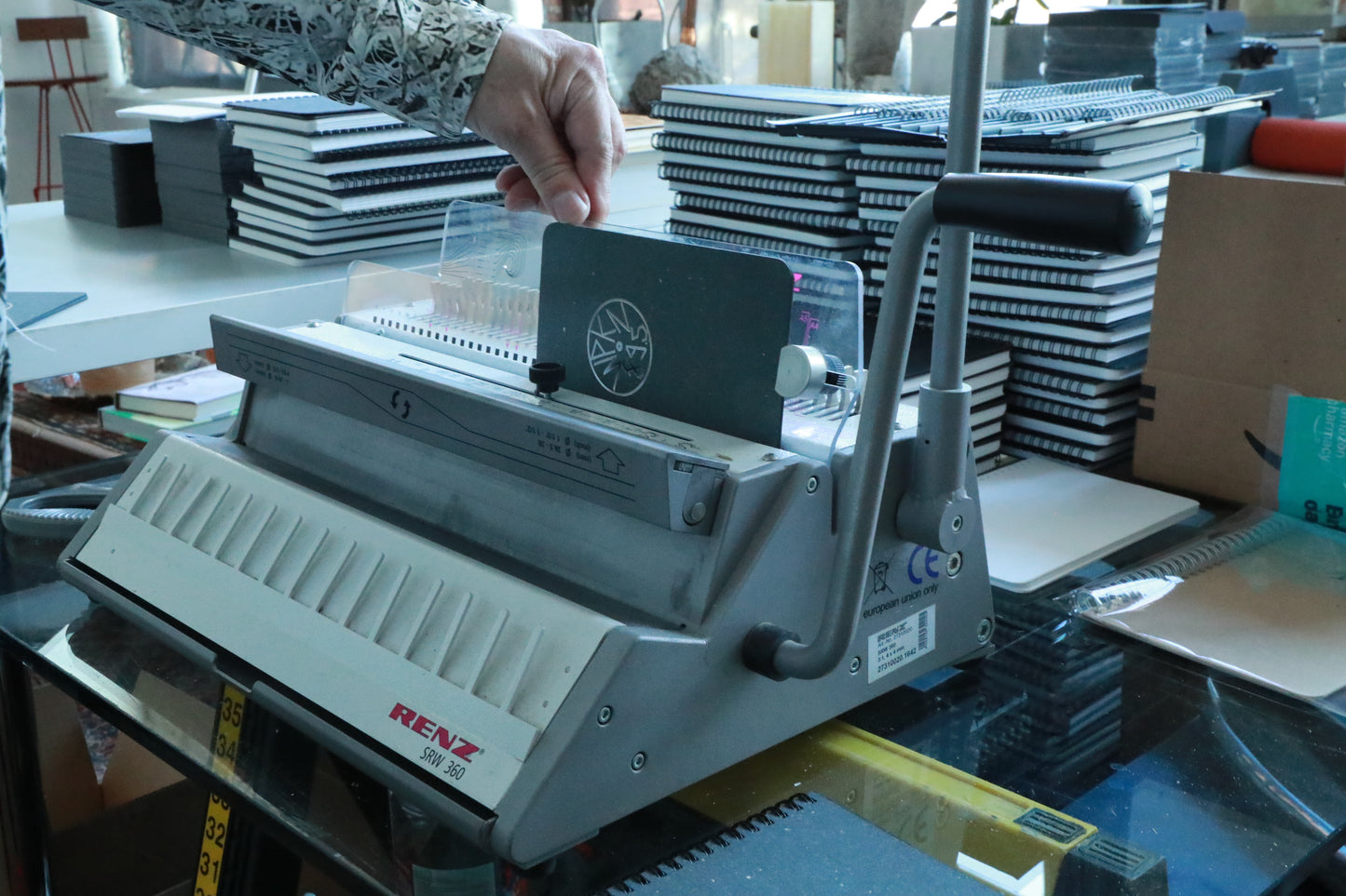 WPKN x Karl Heine 7.25 x 4.75 notebook, made of 100% recycled material. Limited Edition of 100.