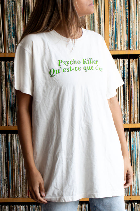 Talking Heads x Miley Cyrus, Psycho Killer T-Shirt Rare!